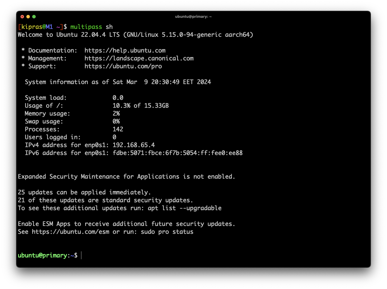 multipass-vm